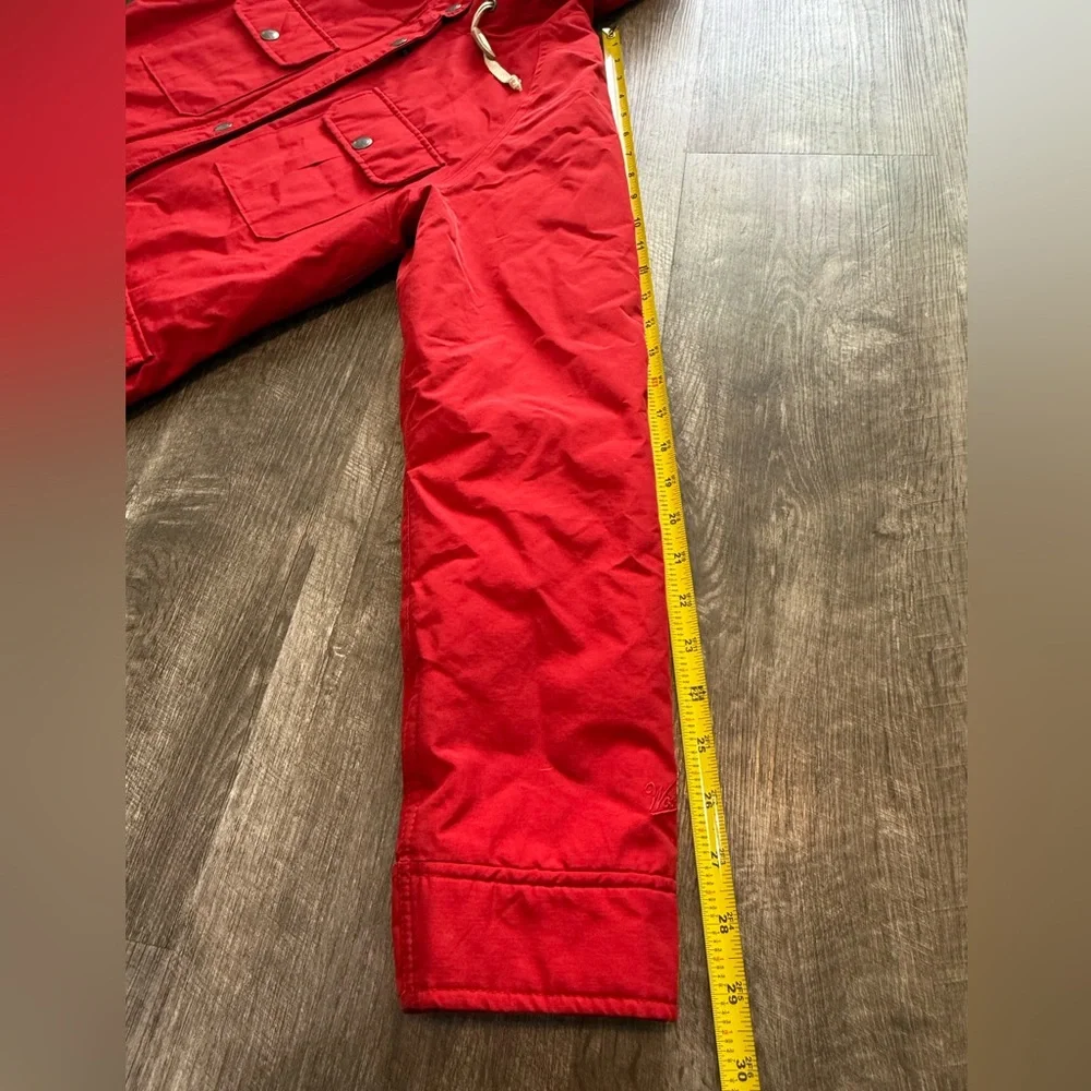 Woolrich Womens Advisory Mountain Parka 15194 Red Wool Insulated Waterproof Sz M - Picture 12 of 12